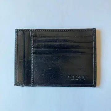 THE BRIDGE 블랙 이탈리아 가죽 카드 케이스