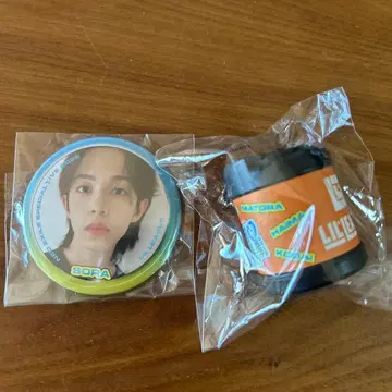 릴리그 난바 아오라 네오에그 캔뱃지 와 메지루시 참