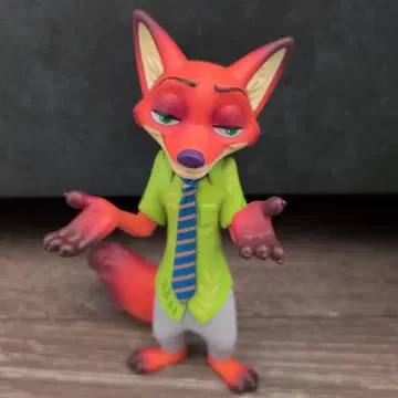 주토피아 닉 와일드 피규어