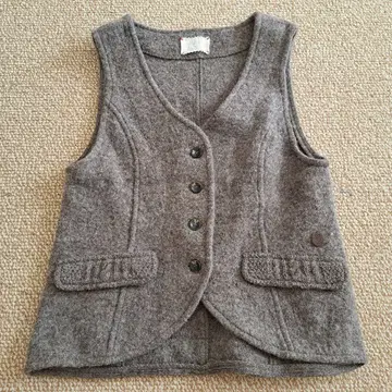 [슈슈도마망] 니트 베스트 울 모 혼방 일본제 새상품급