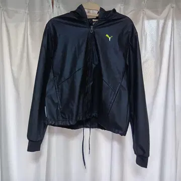 PUMA 후드 부착 블랙 후드티 M