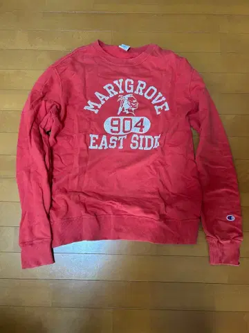 Champion 트레이닝복 XL 빨간색 3단 프린트