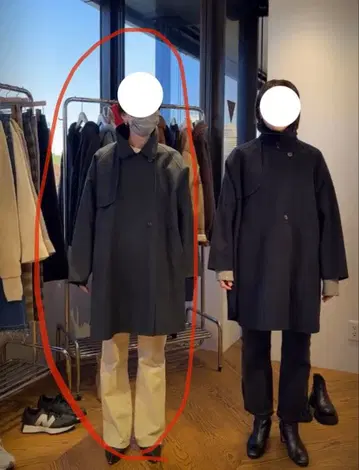 beauty&youth 코트 다크 그린