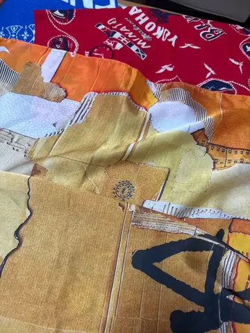 [ 묶음 판매 ] 빈티지 패턴 스카프 3종 세트 / 코디 인테리어 대응