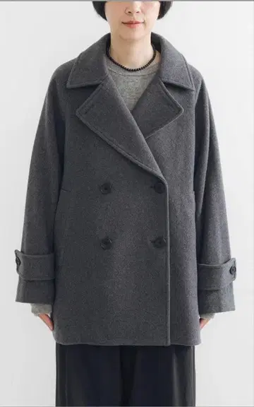 [ 택 포함 미사용 새상품 ] 슈퍼100 멜톤 P 코트