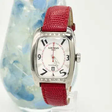 LOCMAN 락맨 스퀘어 다이아 베젤 쿼츠 손목시계