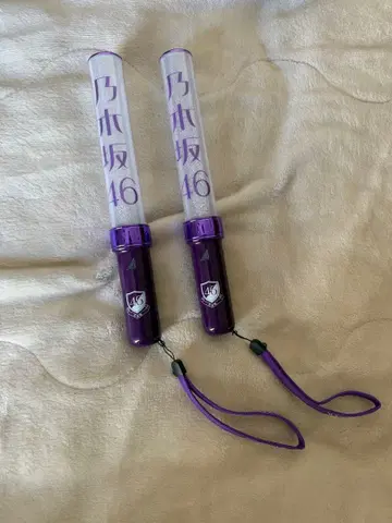 노기자카46 응원봉 2개 세트 보라색