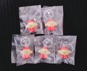 산리오 폼폼푸딩 딸기 메지루시 액세서리 묶음 판매