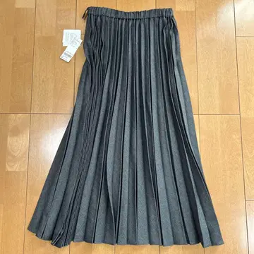 글로벌 워크 그레이 플리츠 스커트 REG 사이즈