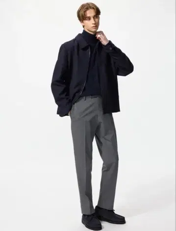 유니클로 웜 스마트 팬츠 체크무늬 짧은 기장 2025년 12월 히트텍