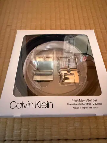 캘빈 클라인 4-in-1 남성 벨트 세트