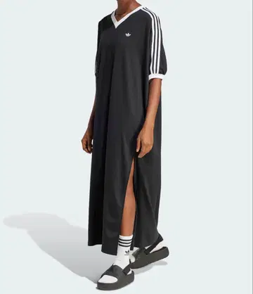 Adilenium 시즌 3 오버 사이즈 V넥 원피스 M