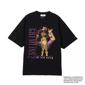 atmos x GREMLINS2 Female T-shirt BLACK