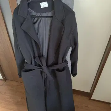 Oni 블랙 롱 코트