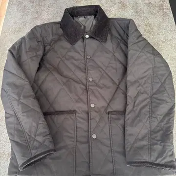 온라인 품절 모델 COCA 블랙 퀼팅 자켓 코듀로이 옷깃