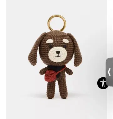 완판템 ZARA 강아지 참 키링 택 포함 새상품