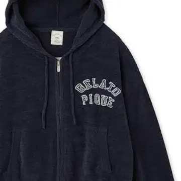 택 포함 새상품 ] 젤라또피케 후드티 아이스크림 후드 긴팔 네이비