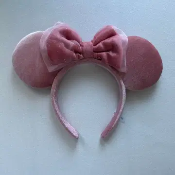 핑크 미키 미니 귀 머리띠