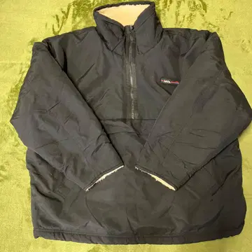 JaVa. 블랙 나일론 보아 자켓