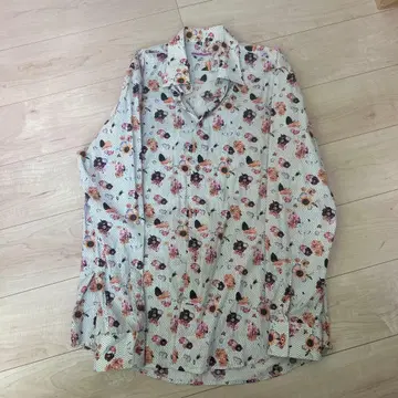 COTON Doux 꽃무늬 긴팔 셔츠 43/17