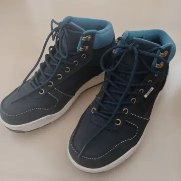 27.5cm VANS 네이비 하이컷 스니커즈