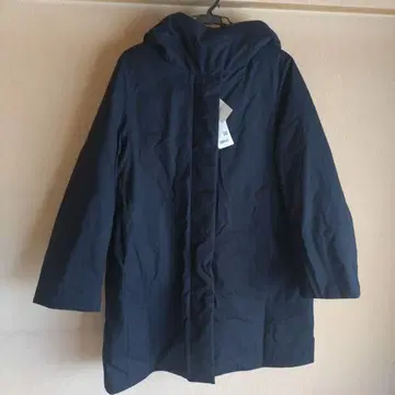 UNIQLO 하이브리드 다운 코쿤 코트 (네이비)