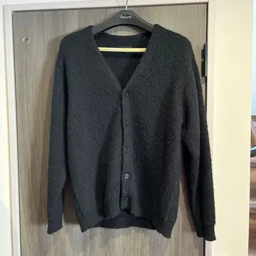 BEAMS 모헤어 샤기 가디건