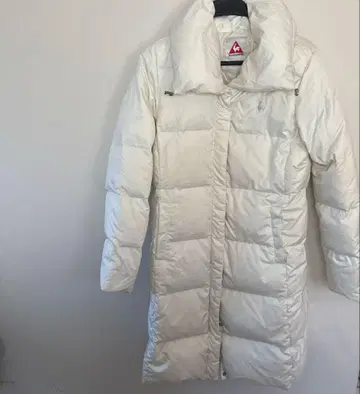 르꼬끄 스포르티브 화이트 롱 다운 코트 M 데상트