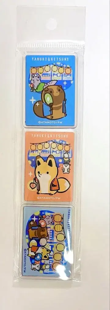 너구리와 여우 반짝반짝 엔니치 아크릴 마그넷