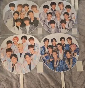 SnowMan 카운트다운 콘서트 단체 부채