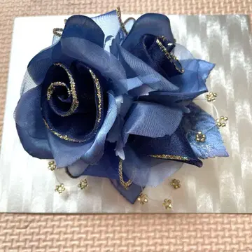 코사지 네이비 카마쿠라 공예 미사용 새상품