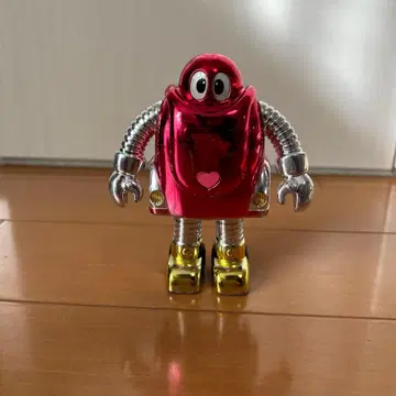 메탈릭 빨간색 로봇 피규어 간바레 로보콘 메탈릭