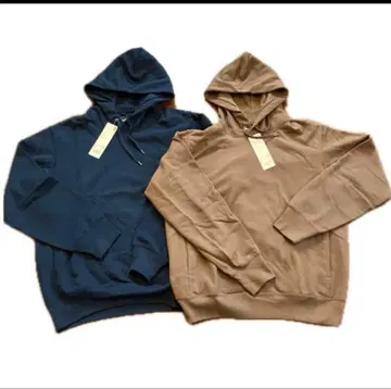 UNIQLO 맨투맨 풀 후드티 M 사이즈 새상품 2색 세트