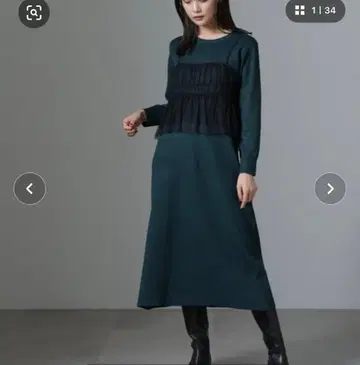 나노 유니버스 뷔스티에 니트 원피스