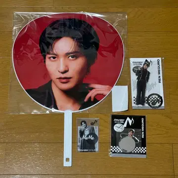 SnowMan Dome Tour ON 메구로 렌 부채 세트