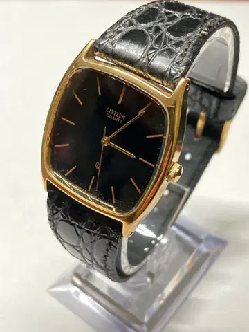 [ 작동품 ] CITIZEN 스퀘어 4-712277 새 배터리