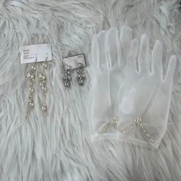 귀걸이 양쪽 귀 결혼식