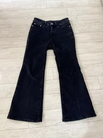 [ DAILY WARM ] 속기모 데님 플레어 팬츠