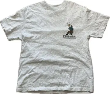 PASS-PORT 그레이 T셔츠 LARGE