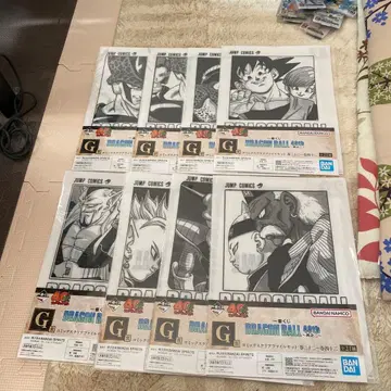 제일복권 드래곤볼 40th G상 코믹스 클리어 파일 세트 8종 세트