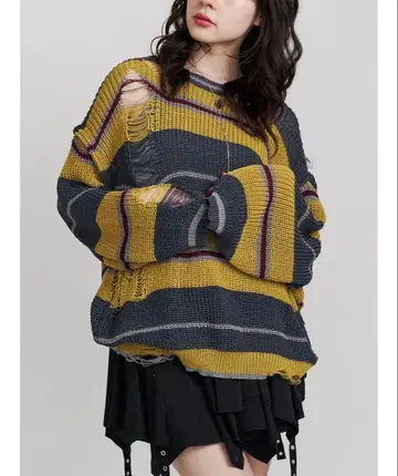 jouetie 멀티WAY 데미지 니트