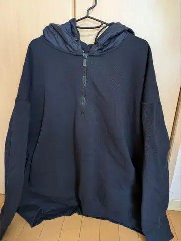 유니클로 드라이 맨투맨 하프 지퍼 후드티 팬츠 셋업 4XL