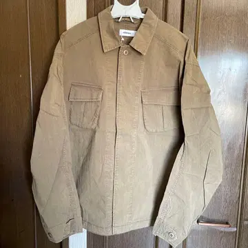 택 포함 새상품 atmos 베이지 자켓 코튼