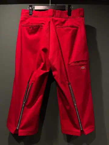 dickies 리메이크 본지티 팬츠 7부 jammru 레드