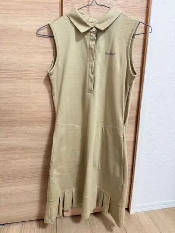 BRIEFING 폴로 원피스 베이지 (사이즈:XS)