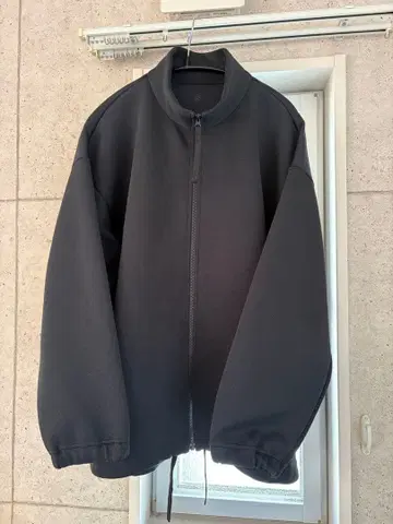 23AW 오바나 다이스케기 MUJI Labo 이중 편직 맨투맨 블루종