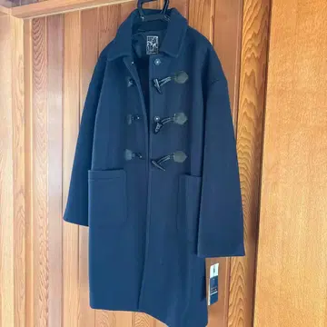 네이비 더플 코트