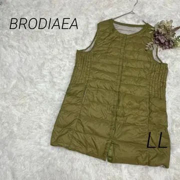 브로디아 이너 다운 베스트 경량 다운 90 롱 기장 [ LL ]