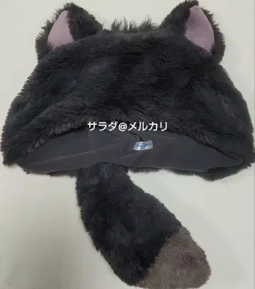 디즈니 루시퍼 팬캡 모자 방한 꼬리