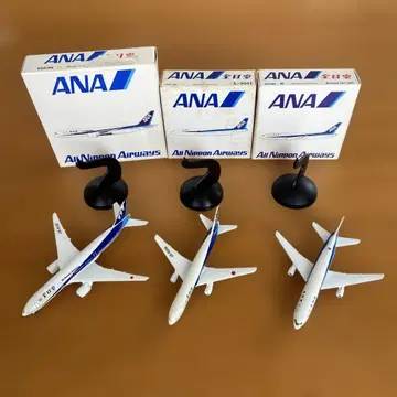ANA 항공기 다이캐스트 모델 3기 세트 스탠드 포함 샤바크